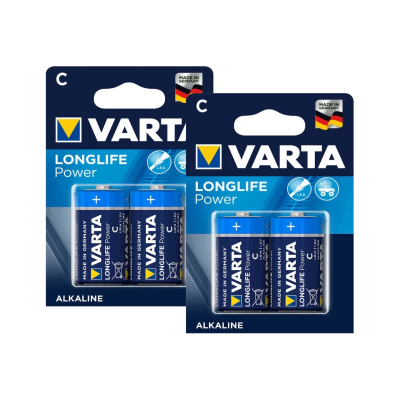 4x Type C Batterijen - Varta