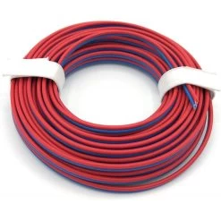 Bedrading Blauw-rood - 25 Meter (2 Aderig)