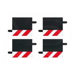 Slipstrook Buitenrand Voor 1/4 Rechte Baandelen 4 Stuks - 20589 - Carrera