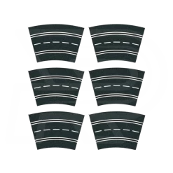 Bocht 2/30º Carrera - 6 Stuks | 20572