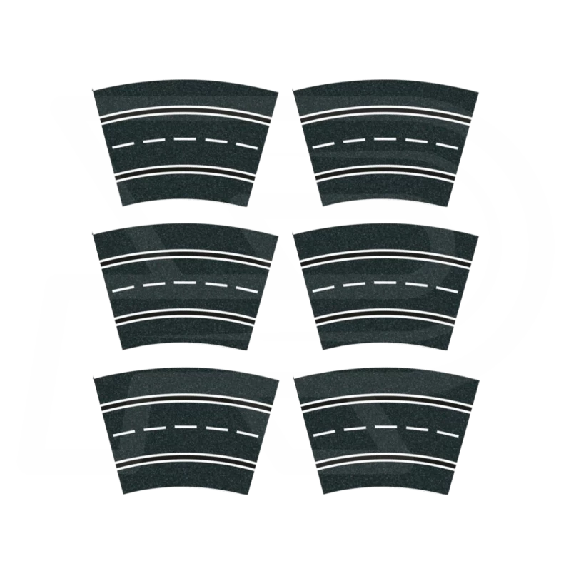 Bocht 2/30º Carrera - 6 Stuks | 20572