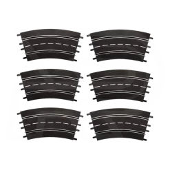Bocht 3/30º Carrera 6 Stuks | 20573
