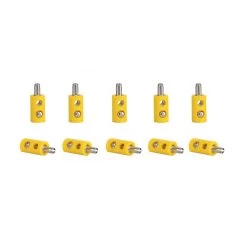 Stekkers (10 Stuks) Voor Aansluiten Lantaarn - Geel